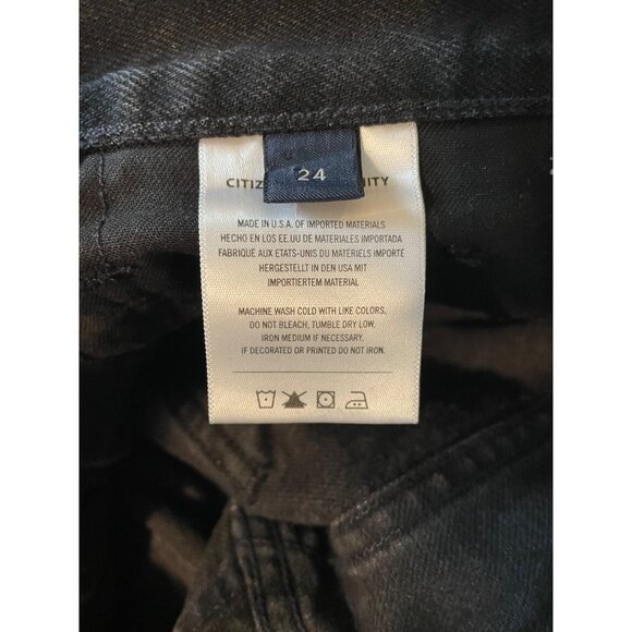 Aritzia Citizens of Humanity Eva High-Rise Baggy Jeans in Obsidian Size 24 - Picture 15 of 16